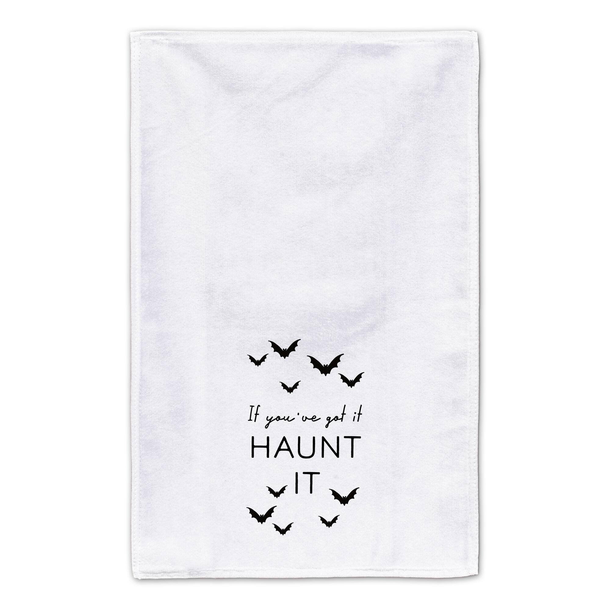 Haunt It Bat Group Tea Towel Set